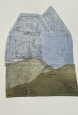 Finch "Mountain House" multiple plate etching, chine collé by Finch