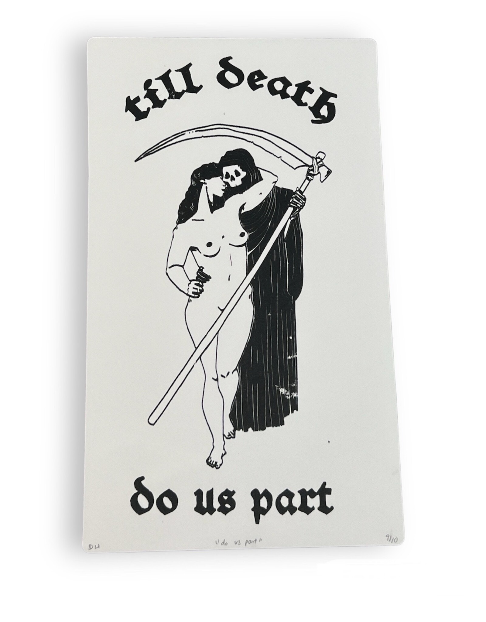 "do us part" silkscreen by Dilyn Halverson