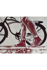 Maya Krueger Art "on my way" unframed screenprint by Maya Krueger
