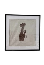 "Flower Girl" framed tapestry by WCIFS