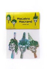 Danielle Przybysz Macabre Macramé Sticker Set by Danielle Przybysz