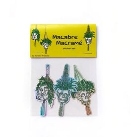Danielle Przybysz Macabre Macramé Sticker Set by Danielle Przybysz