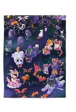 Halloween Cats print by KAI