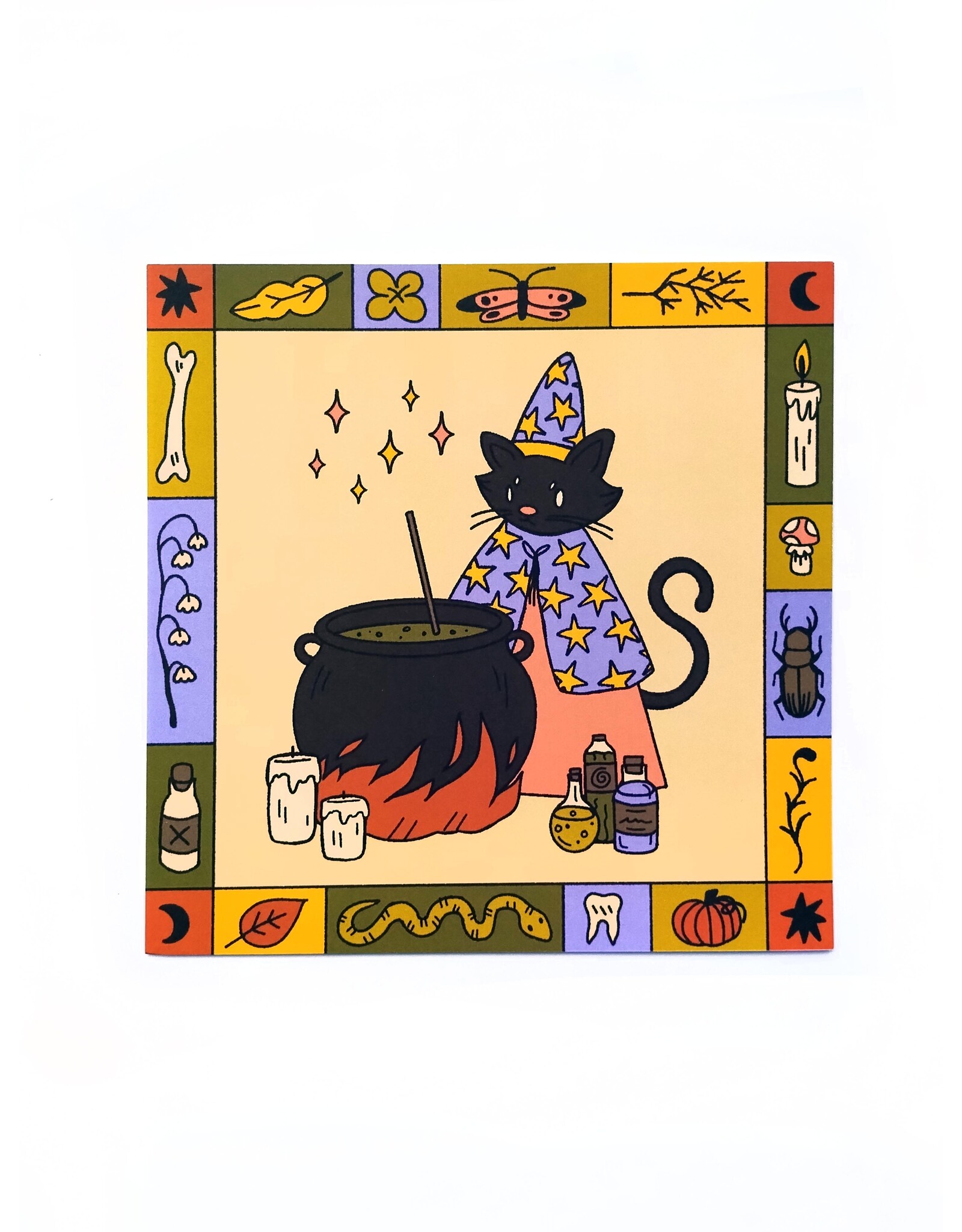 Wizard Kitty digital print by Beetlbunny