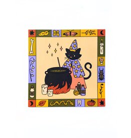 Wizard Kitty digital print by Beetlbunny