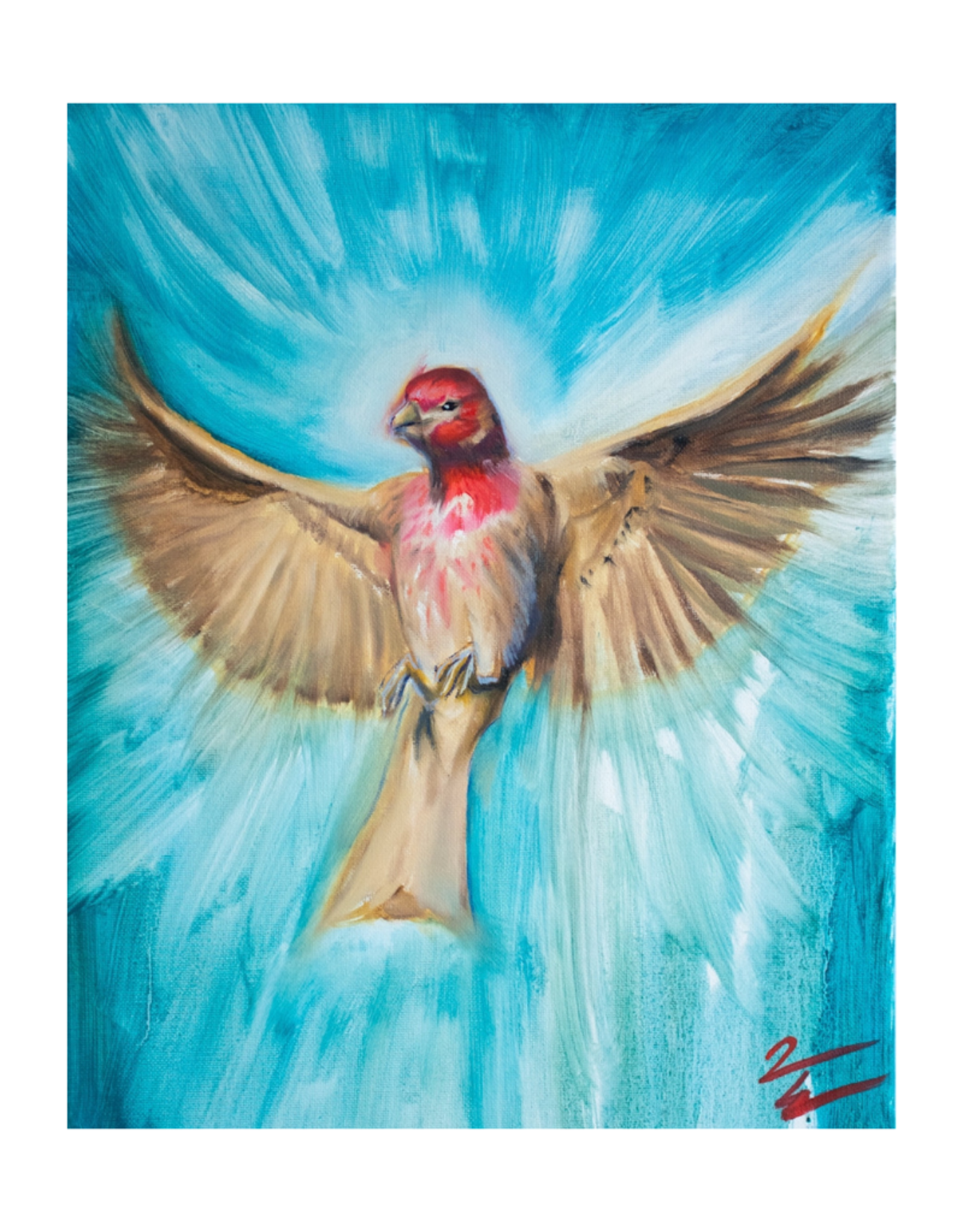 "Full Stop" (metal print) by Victor Enriquez