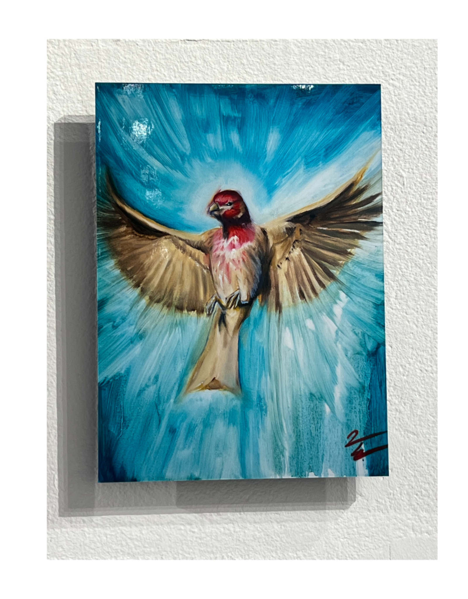 "Full Stop" (metal print) by Victor Enriquez