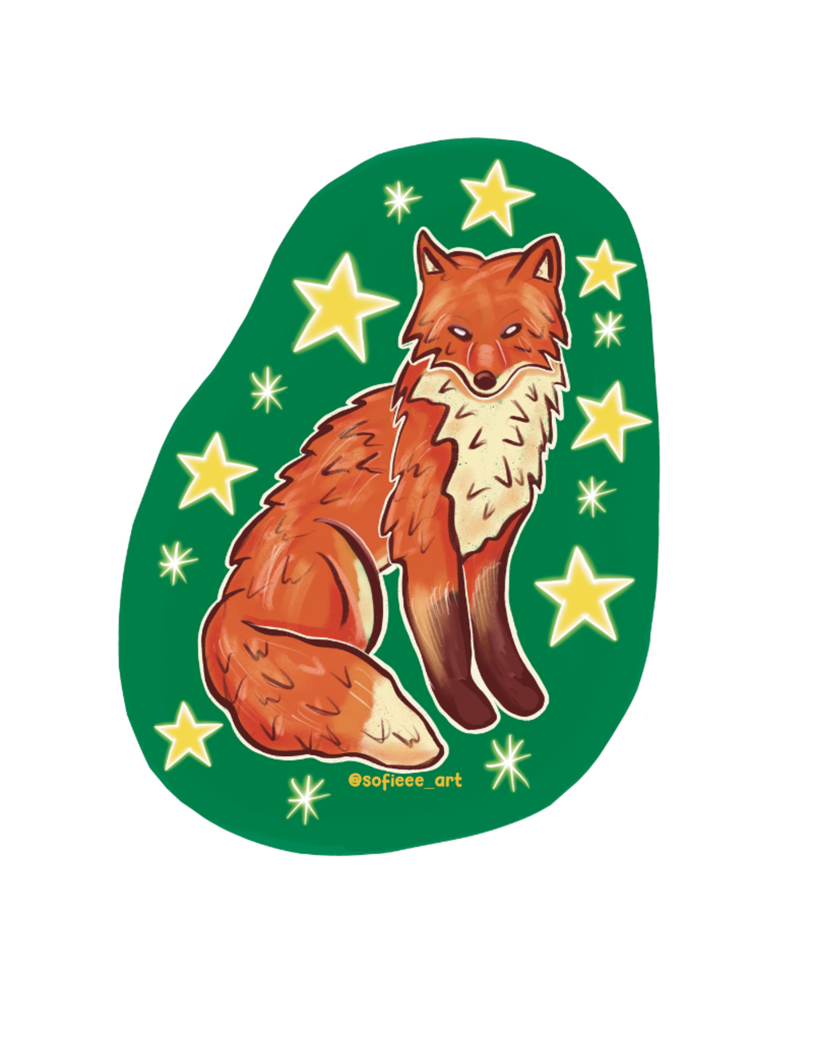 Fox sticker by Sofia DeSantis