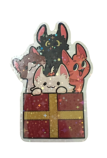 "The Purrfect Gift" sticker by bleuberrine