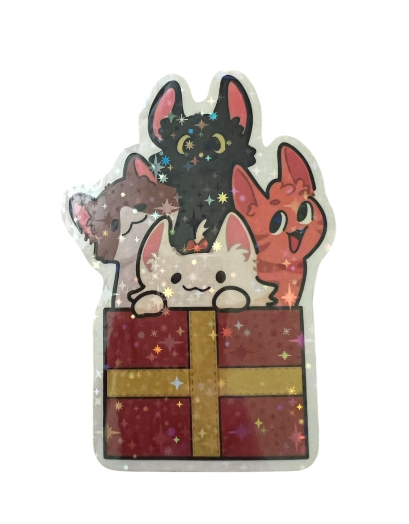 "The Purrfect Gift" sticker by bleuberrine