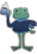 Frosty Frog sticker by Logan Basil