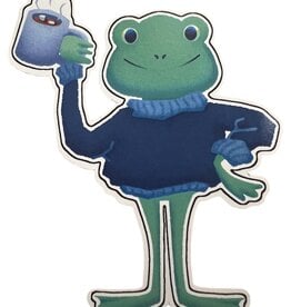 Frosty Frog sticker by Logan Basil
