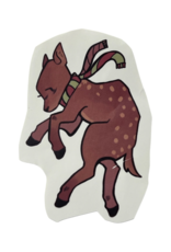 Deer Holiday sticker by Keebs_draws