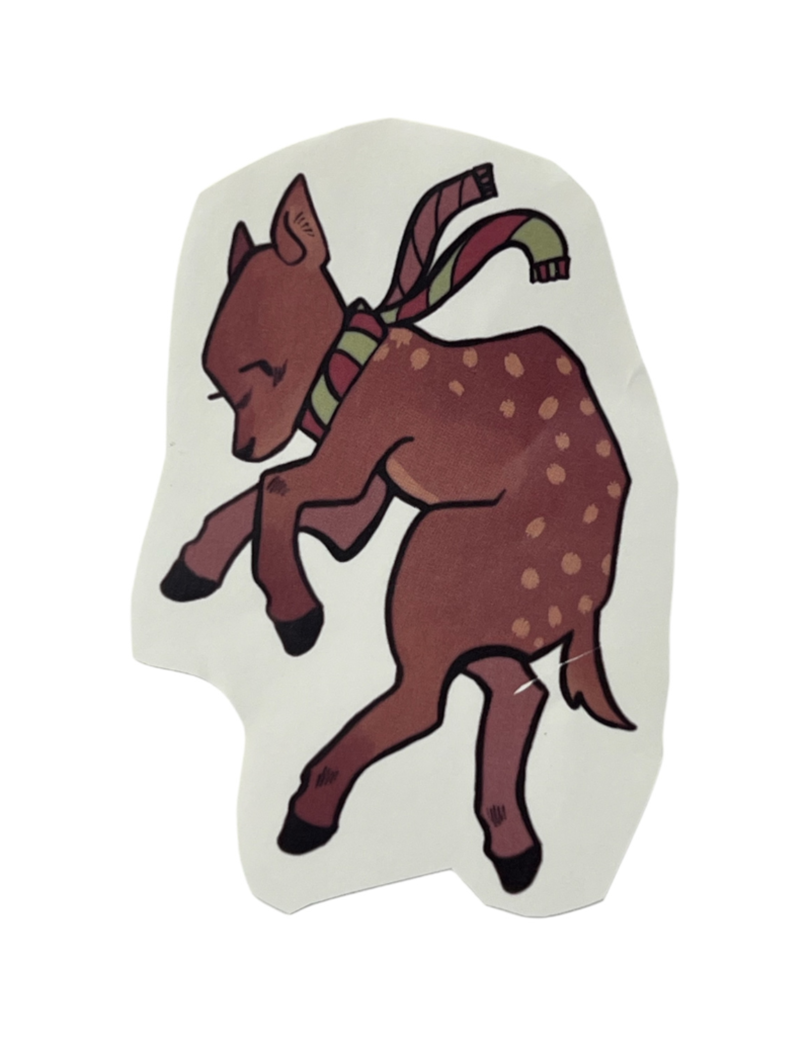 Deer Holiday sticker by Keebs_draws