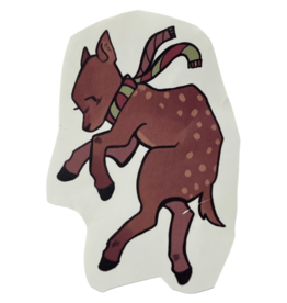 Deer Holiday sticker by Keebs_draws