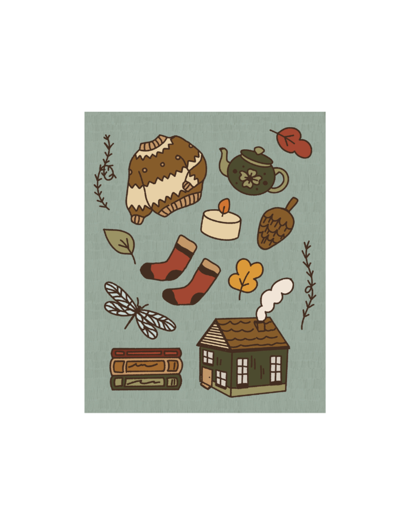 Cozy Things Print (Small) by Beetlbunny