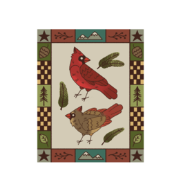 Cardinal Print (Small) by Beetlbunny