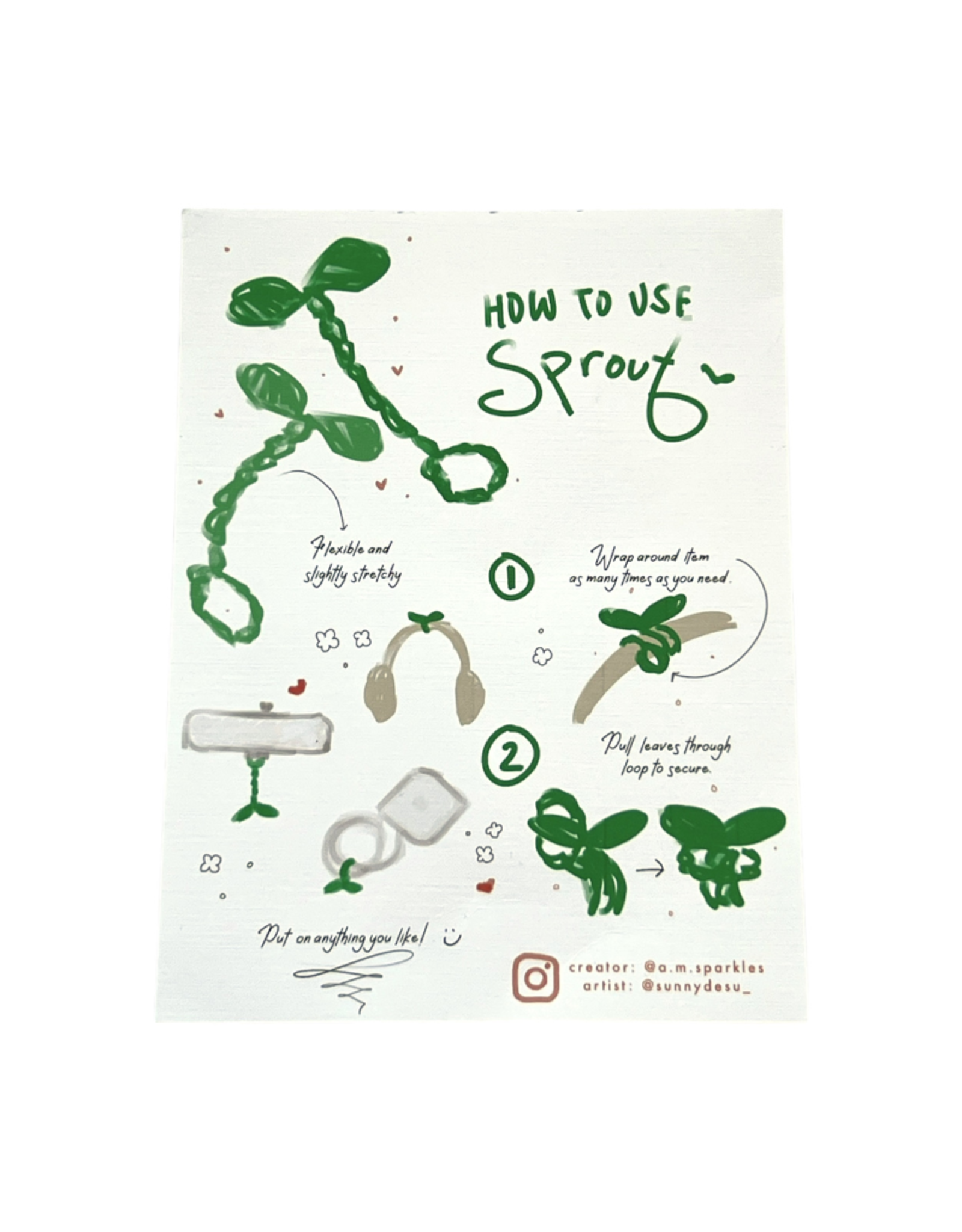 Forest Green Sprout by a.m.sparkles
