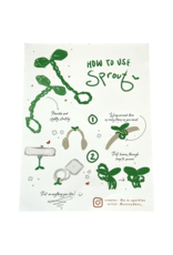 Sage Green Sprout by a.m.sparkles
