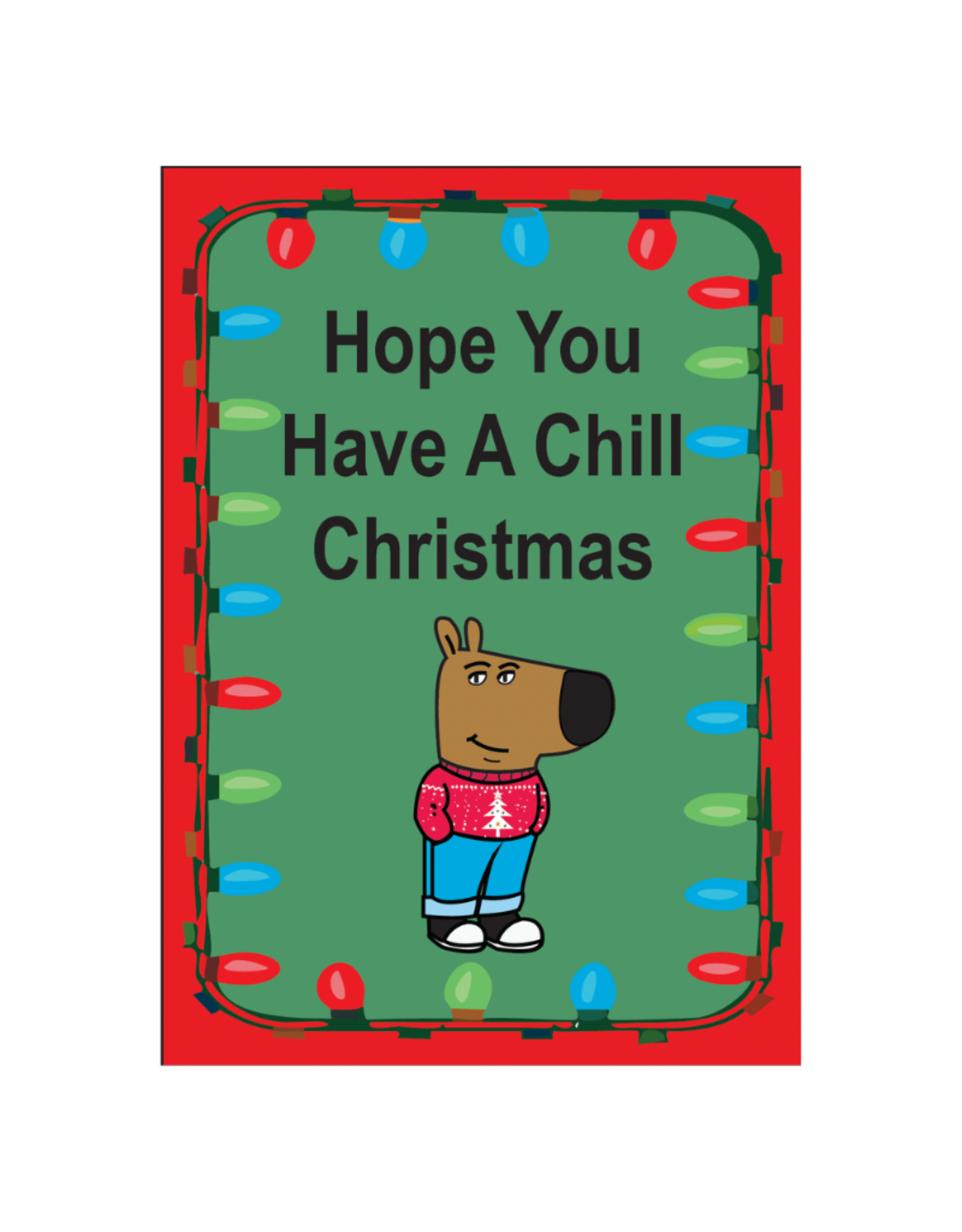 AIGA Columbia Chill Christmas Holiday Card by AIGA Columbia