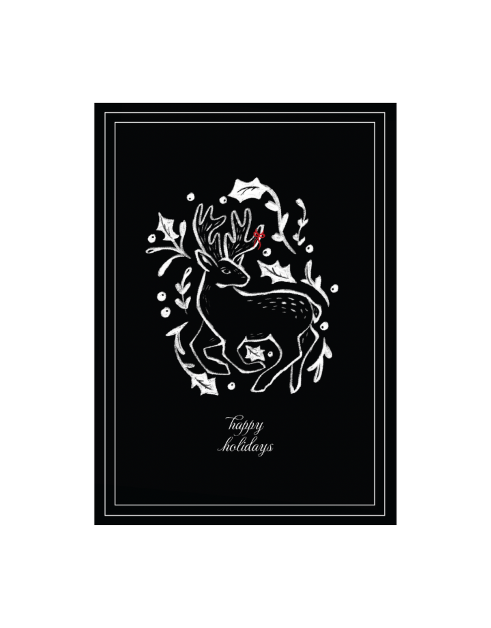 AIGA Columbia Deer Holiday Card by AIGA Columbia