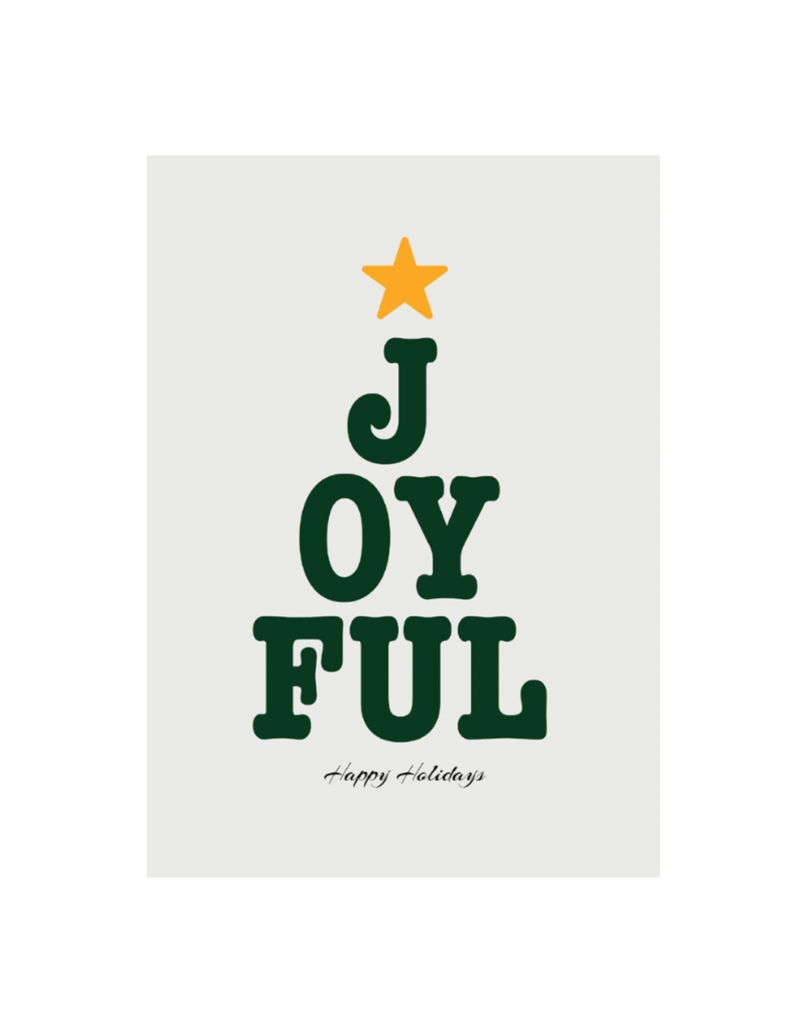 AIGA Columbia Joyful Holiday Card by AIGA Columbia