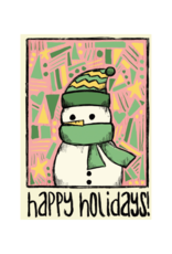 AIGA Columbia Happy Holidays! (snowman) Holiday Card by AIGA Columbia