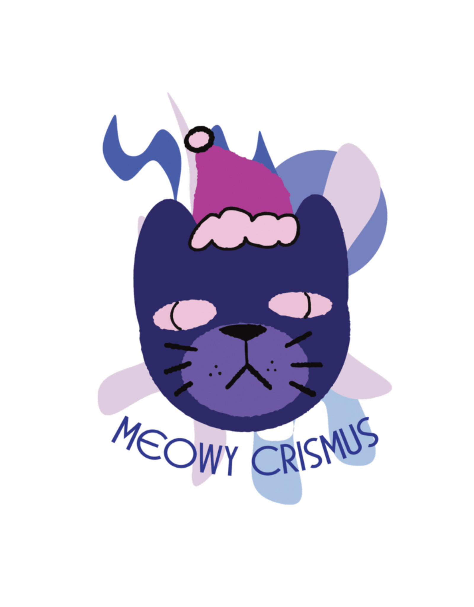 AIGA Columbia Meowy Crismus Holiday Card by AIGA Columbia