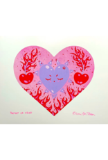 Megan Rivera Protect Ur Heart Print by Megan Rivera