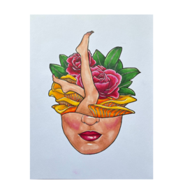 "Print #5" art print by Jules Artsy