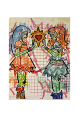 Print (heart) by Frankie Galeti