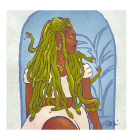 Blake Olsen Medusa unframed print by Blake Olsen