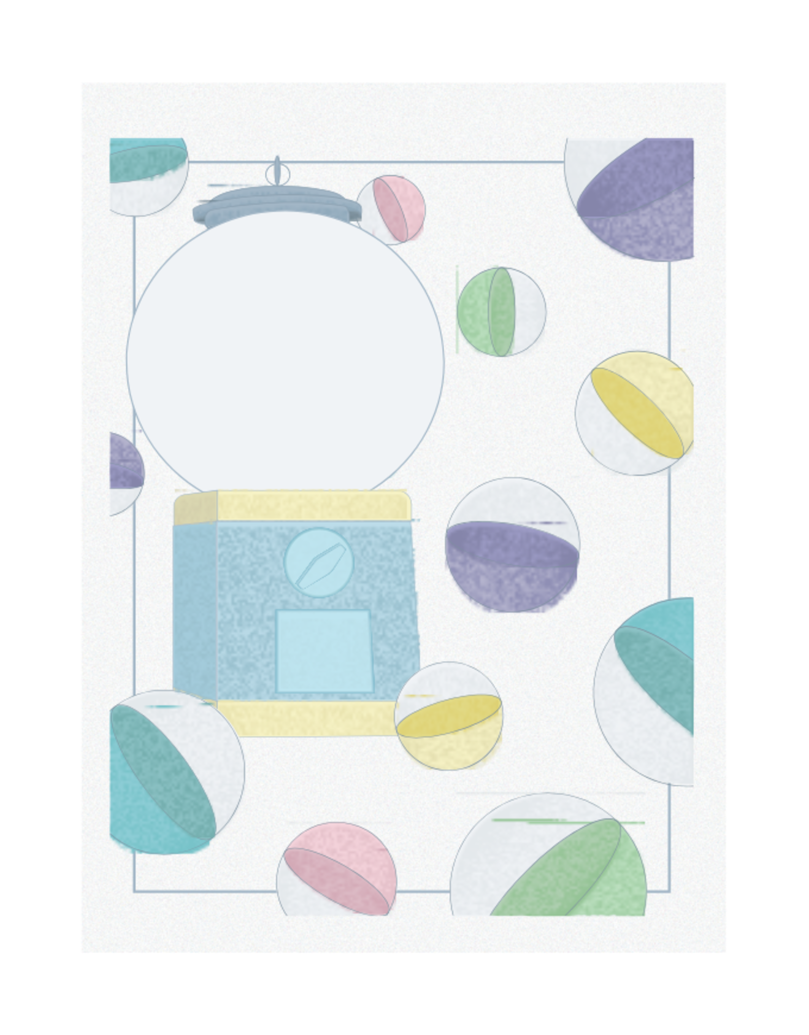Gacha Fun print by Yvonne Truong
