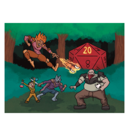 Natural 20! (Version 1) print by Wynn Droz