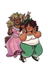 Sally x María sticker by D00dleBunz