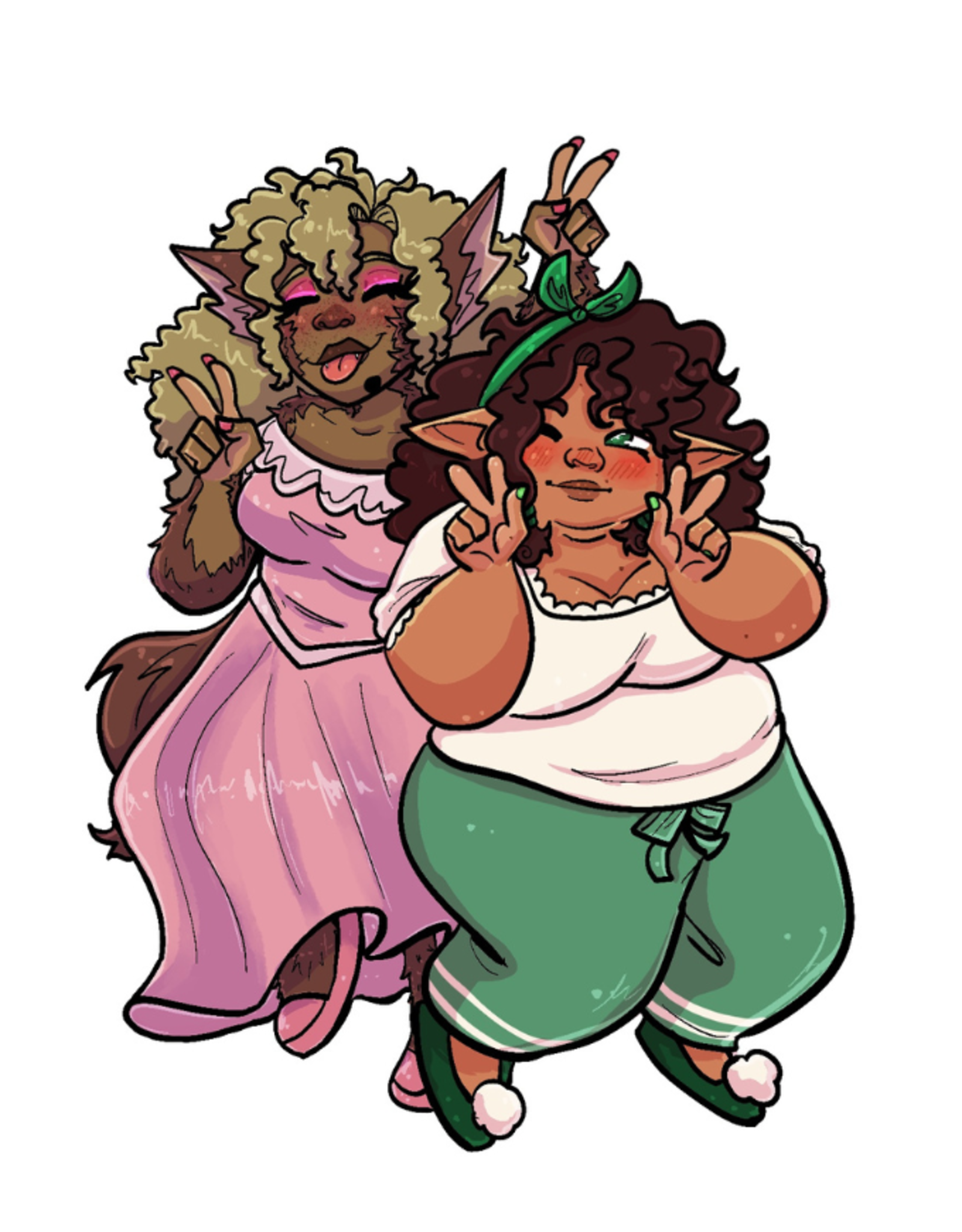 Sally x María sticker by D00dleBunz