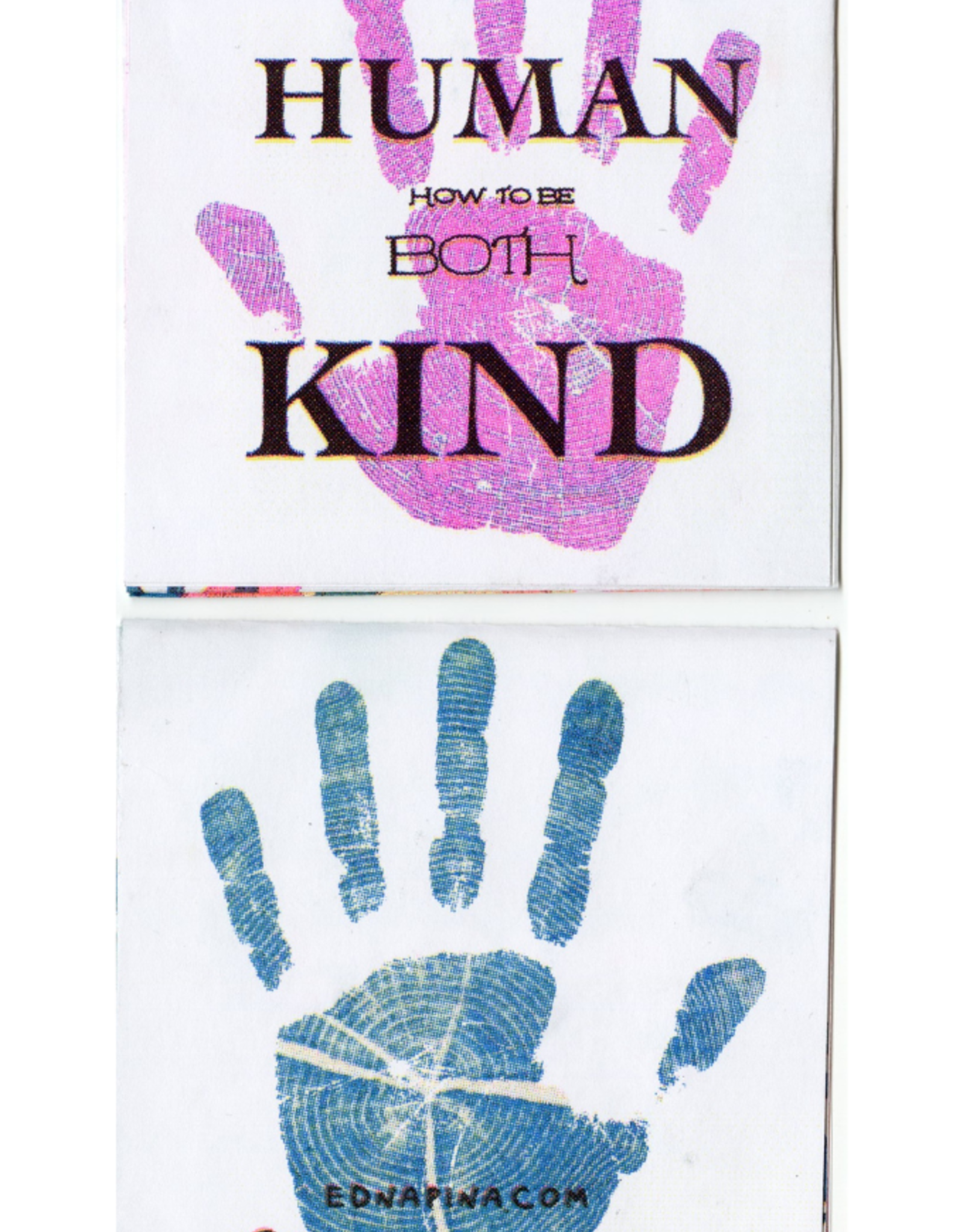 Human Kind: How to be Both Risograph zine by Edna Pina