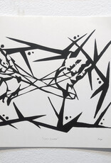 cat's cradle screen print by Saja Stormer