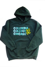 Buy Columbia, By Columbia Columbia Hooded Sweatshirt in Forest Green, Design by Frankie Buente