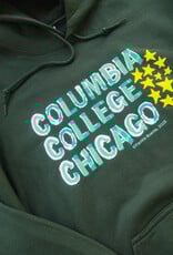 Buy Columbia, By Columbia Columbia Hooded Sweatshirt in Forest Green, Design by Frankie Buente