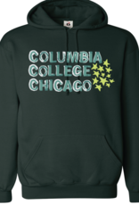 Buy Columbia, By Columbia Columbia Hooded Sweatshirt in Forest Green, Design by Frankie Buente