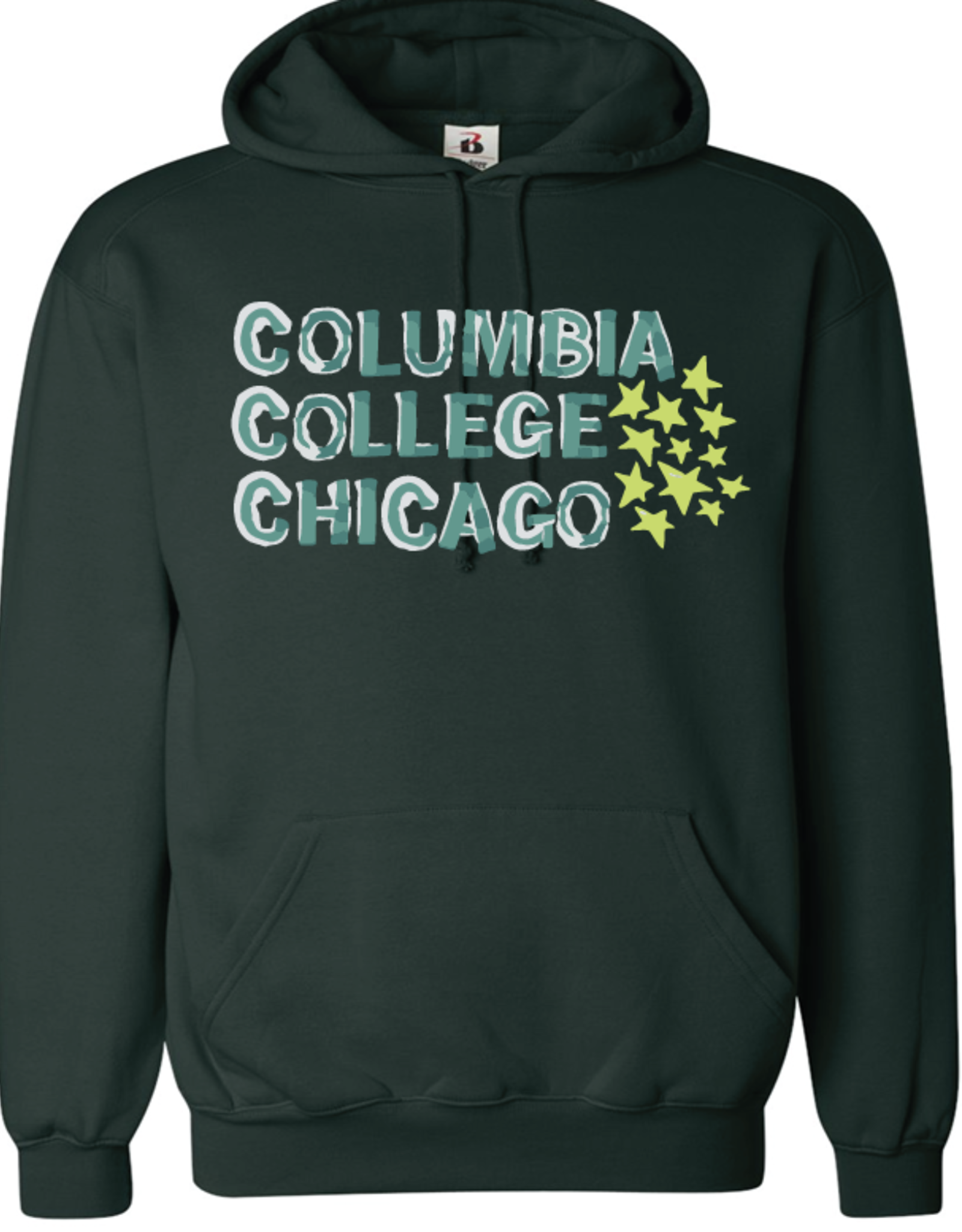 Buy Columbia, By Columbia Columbia Hooded Sweatshirt in Forest Green, Design by Frankie Buente
