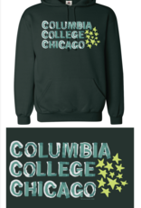 Buy Columbia, By Columbia Columbia Hooded Sweatshirt in Forest Green, Design by Frankie Buente
