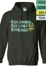 Buy Columbia, By Columbia Columbia Hooded Sweatshirt in Forest Green, Design by Frankie Buente