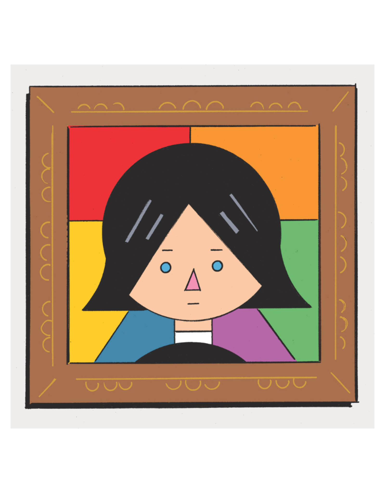 Ivan Brunetti "Woman” digital print by Ivan Brunetti