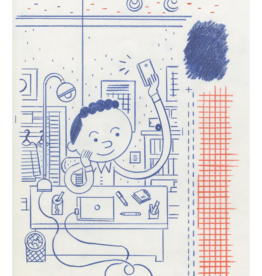 Ivan Brunetti “New York Times Kids” article illustration, 2020 (main illustration and textures) by Ivan Brunetti
