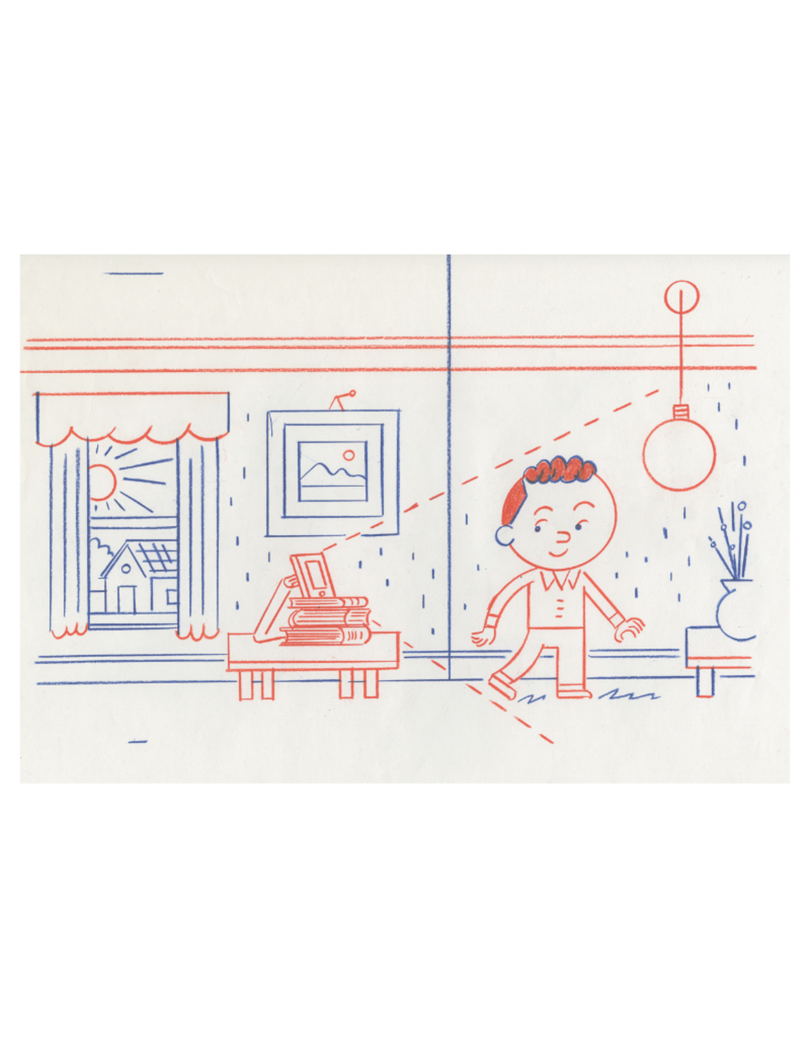 Ivan Brunetti “New York Times Kids” article illustration, 2020 (wide shot) by Ivan Brunetti