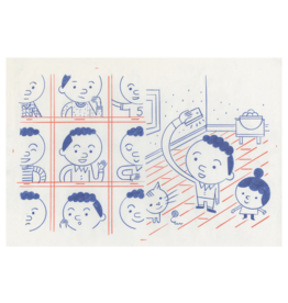 Ivan Brunetti “New York Times Kids” article illustration, 2020 (multi-panels, and overhead) by Ivan Brunetti