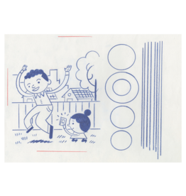 Ivan Brunetti “New York Times Kids” article illustration, 2020 (jump, and circles) by Ivan Brunetti