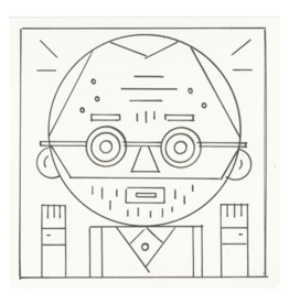 Ivan Brunetti Small Self-Portrait, 2023 by Ivan Brunetti
